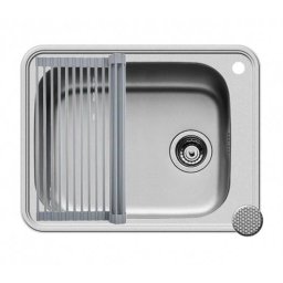 Set Chiuveta Inox + Suport multifunctional Roll UP Pyramis SPACE PLUS 1B