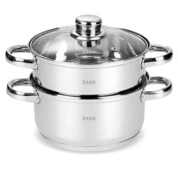 Set de Gatit Sub Aburi Zass Gourmet din Inox Zass Gourmet ZG-SSS 01 3x Piese Manere Solide Inox
