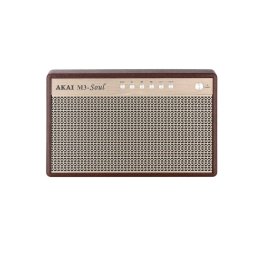 Boxa Portabila Akai Retro 20W Bluetooth Maro