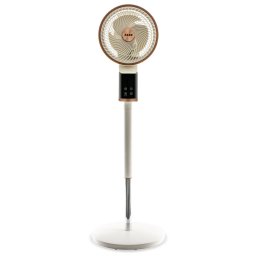 Ventilator cu Picior Zass ZACF 01 cu 3 Trepte de Viteza Temporizator Telecomanda 50W Crem