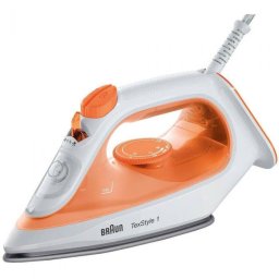 Fier De Calcat Braun TexStyle 1 SI1009OR 1900W Abur Variabil Alb/Portocaliu