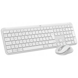 Kit Tastatura + Mouse Logitech Signature Slim MK950 Wireless Alb