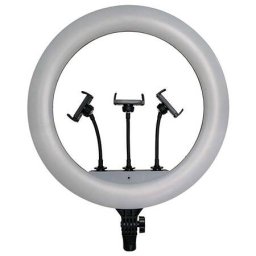Selfie Ring Light V-Tac 55W Cu Trepied + Suport 3 Telefoane Alb