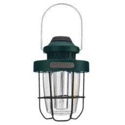 Lampa Camping V-Tac 3W + 5W Efect Flacara cu Incarcare USB TIP C Verde
