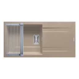 Set Chiuveta Granit + Suport multifunctional ROLL UP Pyramis KARTESIO PLUS 100x50 1B 1D Beige