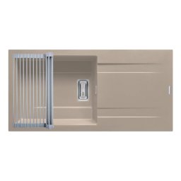 Set Chiuveta Granit + Suport multifunctional ROLL UP Pyramis KARTESIO PLUS 100x50 1B 1D Sand Beige