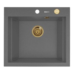 Chiuveta Bucatarie Pyramis SIROS 57x51.5 1B Grey Gold