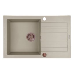 Chiuveta Granit Pyramis NAXOS 79x50 1B 1D Beige Copper