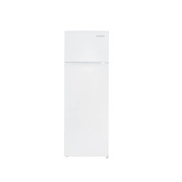 Frigider cu 2 Usi Daewoo DTS-240MEW Static Congelatorul Sus 235l Clasa E Usi Reversibile Alb