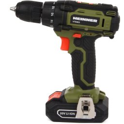 Masina de Gaurit si Insurubat Heinner Pe Acumulator 20V LI-ION + AC 1500rpm 20V 30Nm 18+1 Trepte Tensiune Acumulator Incarcator