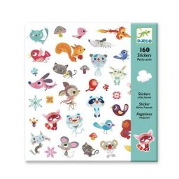 Set 160 Autocolante Djeco Animalute Multicolor