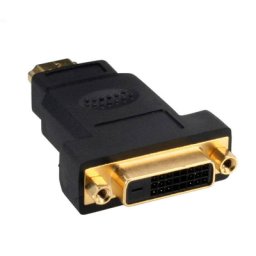 Adaptor InLine HDMI Typ A DVI-D 24+1-Pin Negru