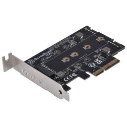 Suport M2 Silverstone 1x M-Key 2x SATA PCIe 4.0 x4 / x8 / x16