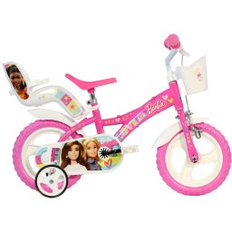 Bicicleta Copii DINO BIKES 12Inch Barbie 3 Ani+ Roz