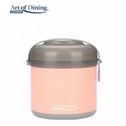 Caserola Termica Heinner 600ml Loca Interior Inox 13x14.5cm Roz