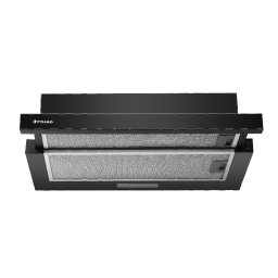 Hota Incorporabila Telescopica Pyramis MDER Power Black PNT Putere Absorbtie 409mc/h 1 Motor 60cm Finisaj Metal Negru