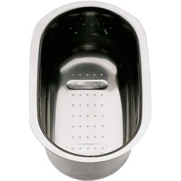 Strecuratoare pentru Cuva Mica Pyramis 100060001 din Inox pentru Chiuvetele Alea/ Amaltia/ Dimitra/ Space Mini/ Nefeli/ Iris Argintiu