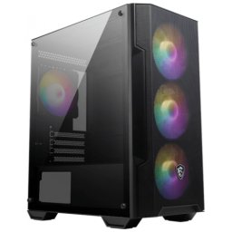 Carcasa MSI MAG FORGE M100A mATX RGB Negru