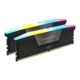 Memorie Corsair CMH32GX5M2B6000C38 Vengeance RGB 32GB DDR5 6000MHz 2x16GB Negru