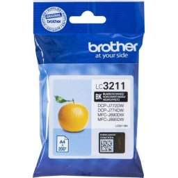 Cartus Cerneala Brother LC-3211BK Original 200 Pagini Negru
