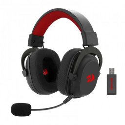 Casti Gaming Redragon Zeus X PRO Wireless 2.4GHz / Bluetooth Iluminare RGB Negru