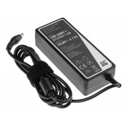 Incarcator Laptop Green Cell AD21P pentru Samsung 90W 19V 4.74A 5.5x3.0MM Negru