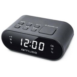 Radio Cu Ceas MUSE Dual Alarma MUSE PLL M-10 CR Negru