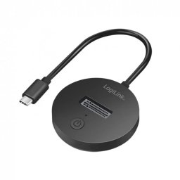 Adaptor Logilink QP0032 M.2 NVMe (PCIe) / SATA (NGFF) la USB 3.2 Gen 2 Viteza Max 10Gb/s Negru