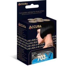 Cartus Cerneala Accura AC-H703XLB Compatibil cu HP 703XL CD887AE Negru