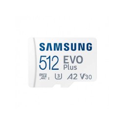 Card de Memorie Samsung MB-MC512SA/EU Micro-SD EVO Plus Adaptor SD 512GB Alb