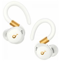 Casti True Wireless Anker Soundcore Sport X20 Tehnologie Noise Cancelling Bluetooth 5.3 IP68 Deep Bass Alb