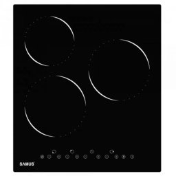 Plita Incorporabila Vitroceramica Samus PSVE-43BG2 3 Zone Gatit Panou Touch Negru