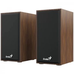 Boxe Genius 2.0 RMS 6W (2 x 3W) USB Power Lemn Negru/Maro