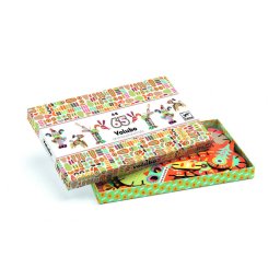 Set de Constructie Djeco Volubo - Animale 65 Piese 4 Ani+ Multicolor