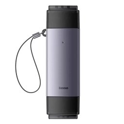 Cititor De Carduri Baseus Lite Series USB si USB-C la SD TF Gri