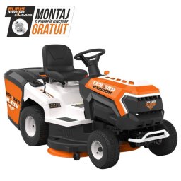 Tractor Tuns Gazon Ruris Rx Explorer 1500m 15CP Pornire Electrica Portocaliu