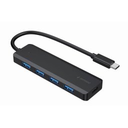 Hub USB Gembird UHB-CM-U3P4P-01 USB 3.1 Type-C Negru