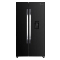 Side by Side FRAM FSBS-HM440NFBKWDE++ 439l No Frost Clasa E Compresor Inverter Dozator Apa Negru
