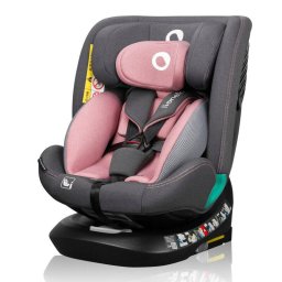 Scaun Auto Lionelo Bastiaan One i-Size 4 In 1 Protectie Laterala Tetiera Reglabila Rotire 360 Grade 0-36Kg 40-150Cm Roz