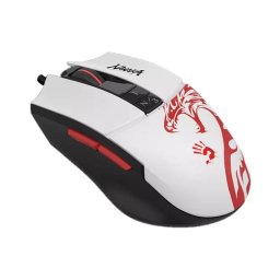 Mouse Gaming A4Tech L65 Max Bloody Naraka cu Fir 12000DPI Alb/Negru