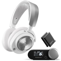 Casti SteelSeries Arctis Nova Pro Wireless Gaming Alb