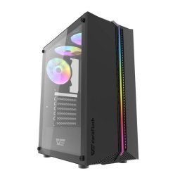 Carcasa Pc darkFlash DK151 Led Argb Negru