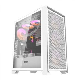 Carcasa Cu 4 Ventilatoare darkFlash DRX70 Mesh Middle Tower RGB Alb
