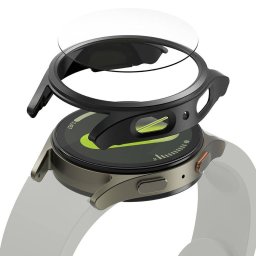 Accesoriu smartwatch Ringke Slim compatibil cu Samsung Galaxy Watch 7 44mm Titanium Black