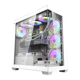 Carcasa Pc darkFlash DS900 7 Ventilatoare ARGB Alb