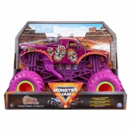 Macheta Spin Master Monster Jam Masinuta Metalica Calavera Scara 1:24