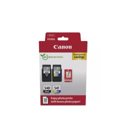 Pachet 2 Cartuse Cerneala Canon Photo PG-540 + CL-541 + Hartie Foto 10x15 50 Coli Negru/Color