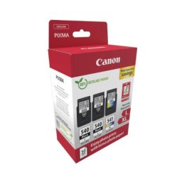 Pachet 3 Cartuse Cerneala Canon Photo 2xPG-540L + CL-541XL 5224B015AA + Hartie Foto 10x15 50 Coli Negru/Color