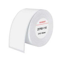 Rola NiiMbot Etichete Autocolante Termice 25x60mm 110buc Alb