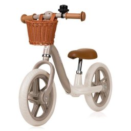Bicicleta Fara Pedale Lionelo Alex Plus Usoara Cu Ghidon Si Sa Reglabile Cos Depozitare Si Sonerie Bej